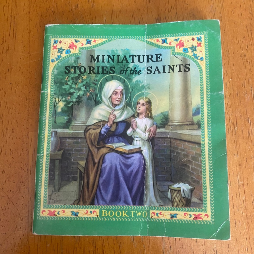 Rev Daniel A Lord Miniature Stories of the Saints Book Two Childrens Green Good